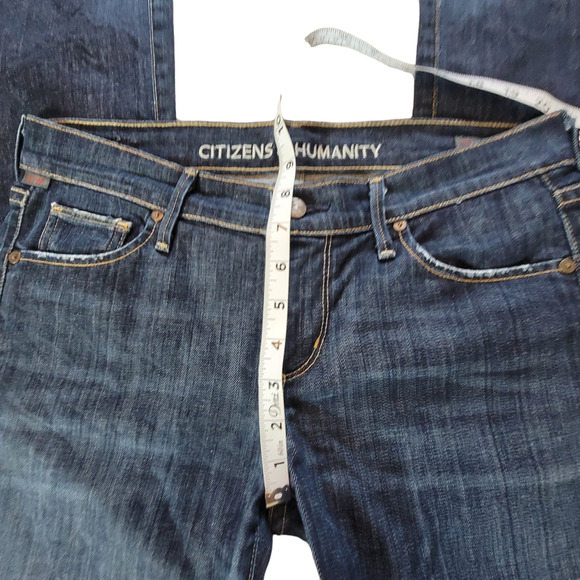 Citizens of Humanity Anthropologie "Dita" Petite Bootcut Leg Jeans SZ 28 - Picture 5 of 11